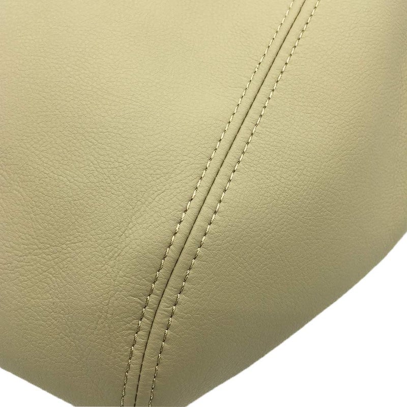 DSkoiph Center Console Lid Armrest Cover Leather Fit for Jeep Grand Cherokee 2011-2021 Leather Part Only Beige - Image 3